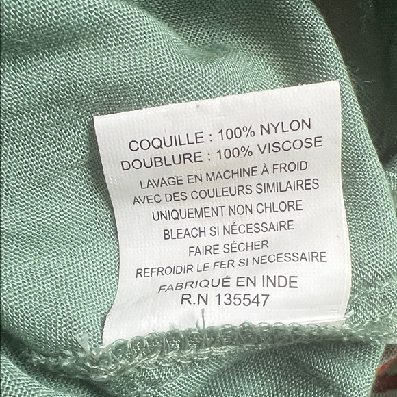 Like New! Avani Del Amour Embroidered Green Maxi Skirt in Size L - Picture 12 of 13